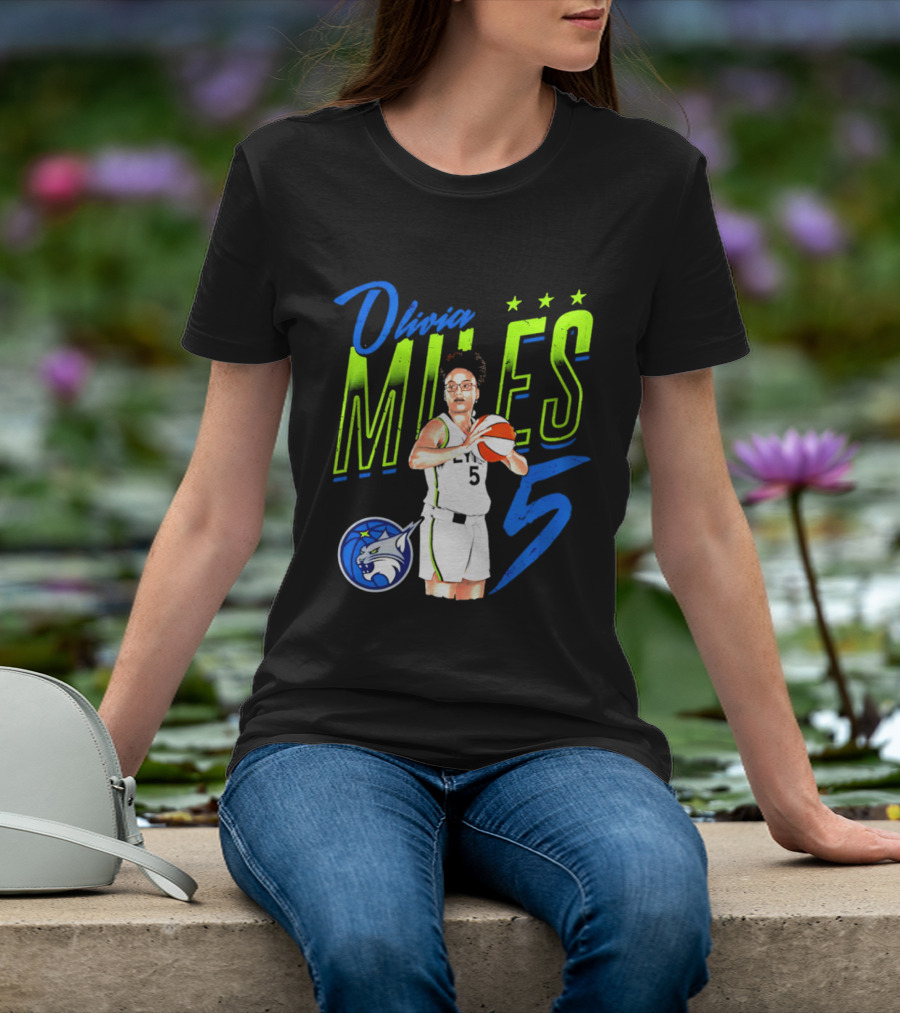Olivia Miles Minnesota Lynx 5 Star Player T-Shirt