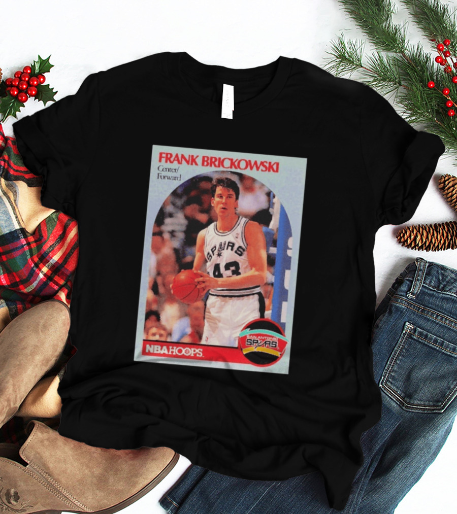 Frank Brickowski Center Forward San Antonio Spurs NBA Hoops T-Shirt