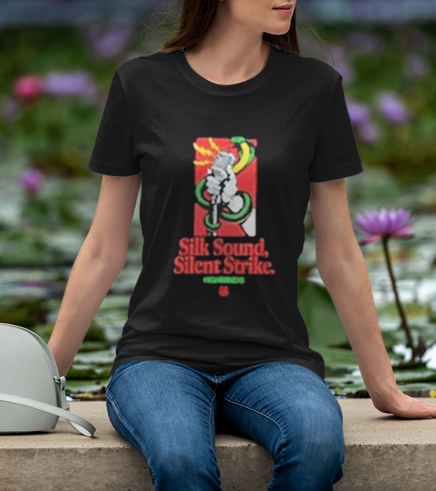 Silk Sound Silent Strike Retro Microphone And Snake T-Shirt