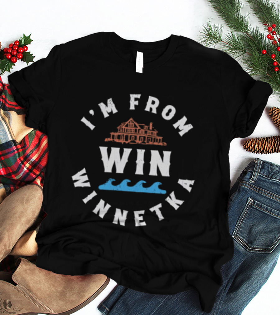 I'm From Winnetka Win Waves House Art Johnny Hilbrant T-Shirt