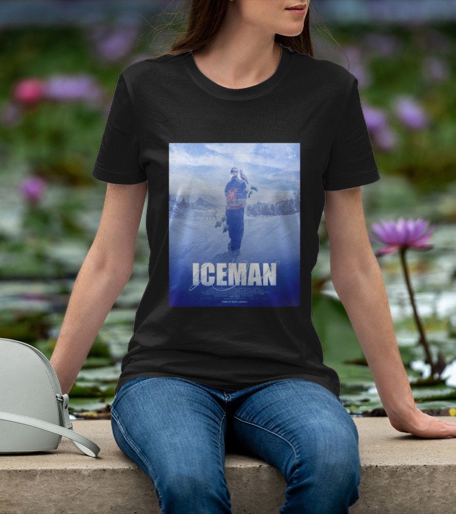 ICEMAN By Drake Featuring Saint Justin OVO Collaboration 2025 Winter Snowy Landscape T-Shirt