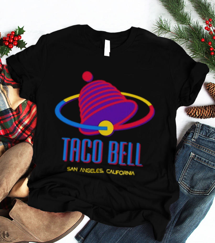 Taco Bell San Angeles California Retro Futuristic T-Shirt