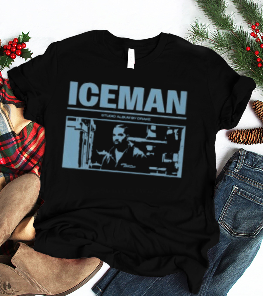 ICEMAN Studio Album By Drake Blueprint T-Shirt
