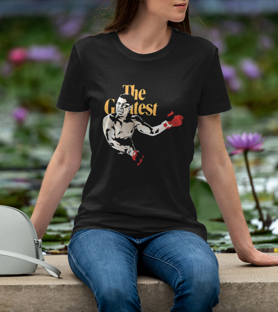 The Greatest Muhammad Ali Red Gloves Boxer T-Shirt