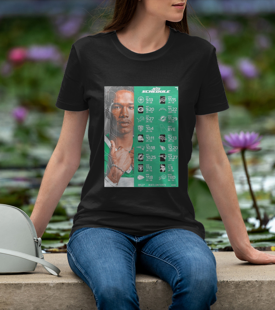 New York Jets 2026 Schedule NFL Matchups And Dates T-Shirt