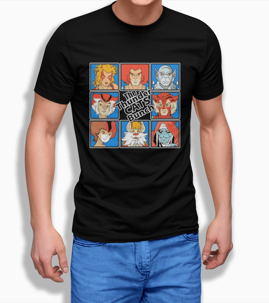 The ThunderCats Bunch Characters Classic Cartoon Collaboration T-Shirt