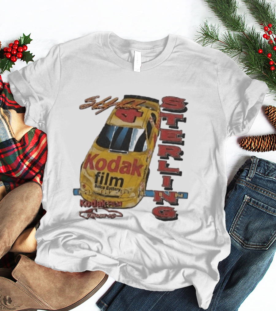 AJ Dillon Kodak Racing Sterling Marlin Kodak Film Delco Battery Car T-Shirt