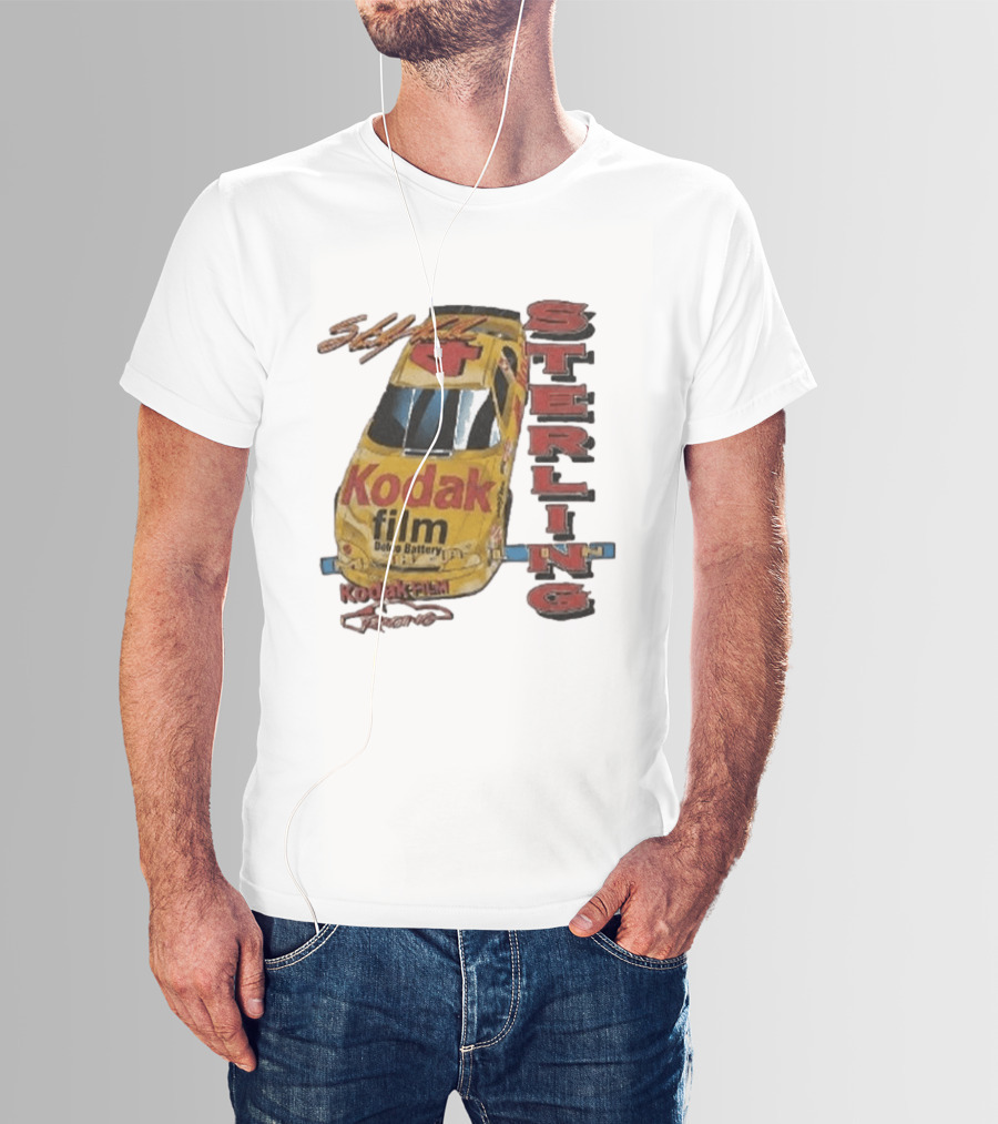 AJ Dillon Kodak Racing Sterling Marlin Kodak Film Delco Battery Car T-Shirt