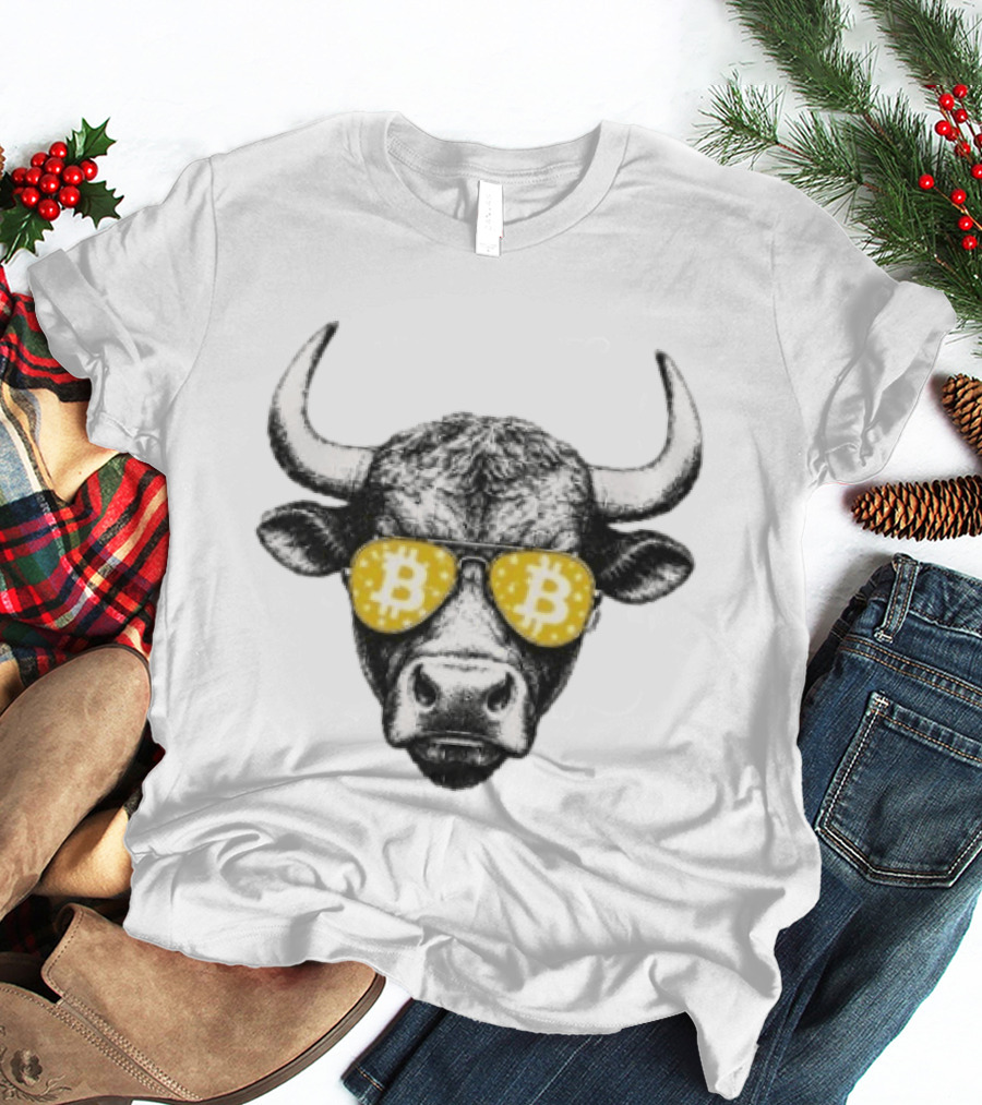 Bitcoin Is For The Bulls Cryptocurrency Enthusiast T-Shirt