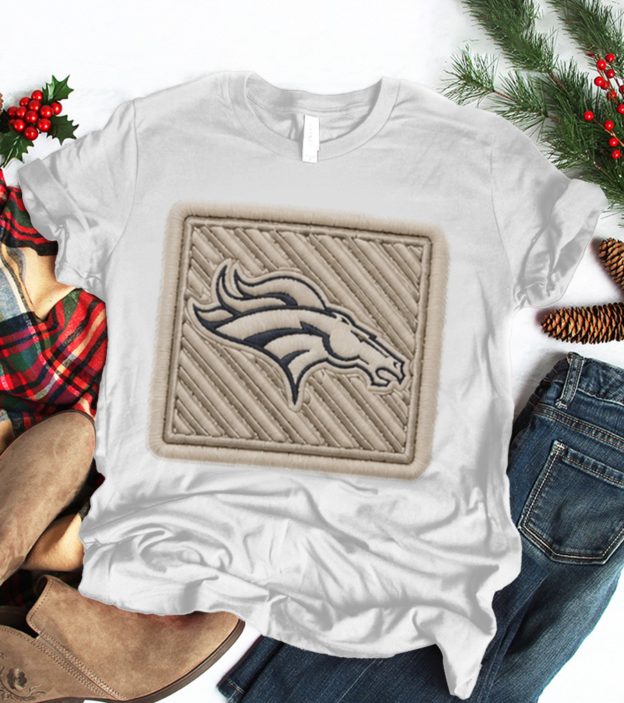 Broncos 2026 Training Camp Hat Patch With Embroidered Horse T-Shirt