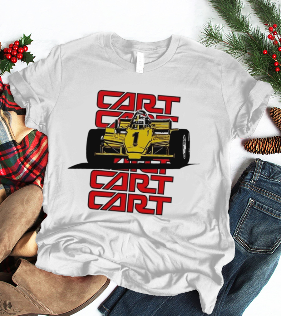 CART Racing Number 1 Yellow Formula Motorsport Classic Car T-Shirt