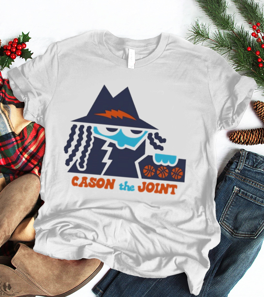 Cason The Joint Lightning Bolt Hat Basketball Trio T-Shirt