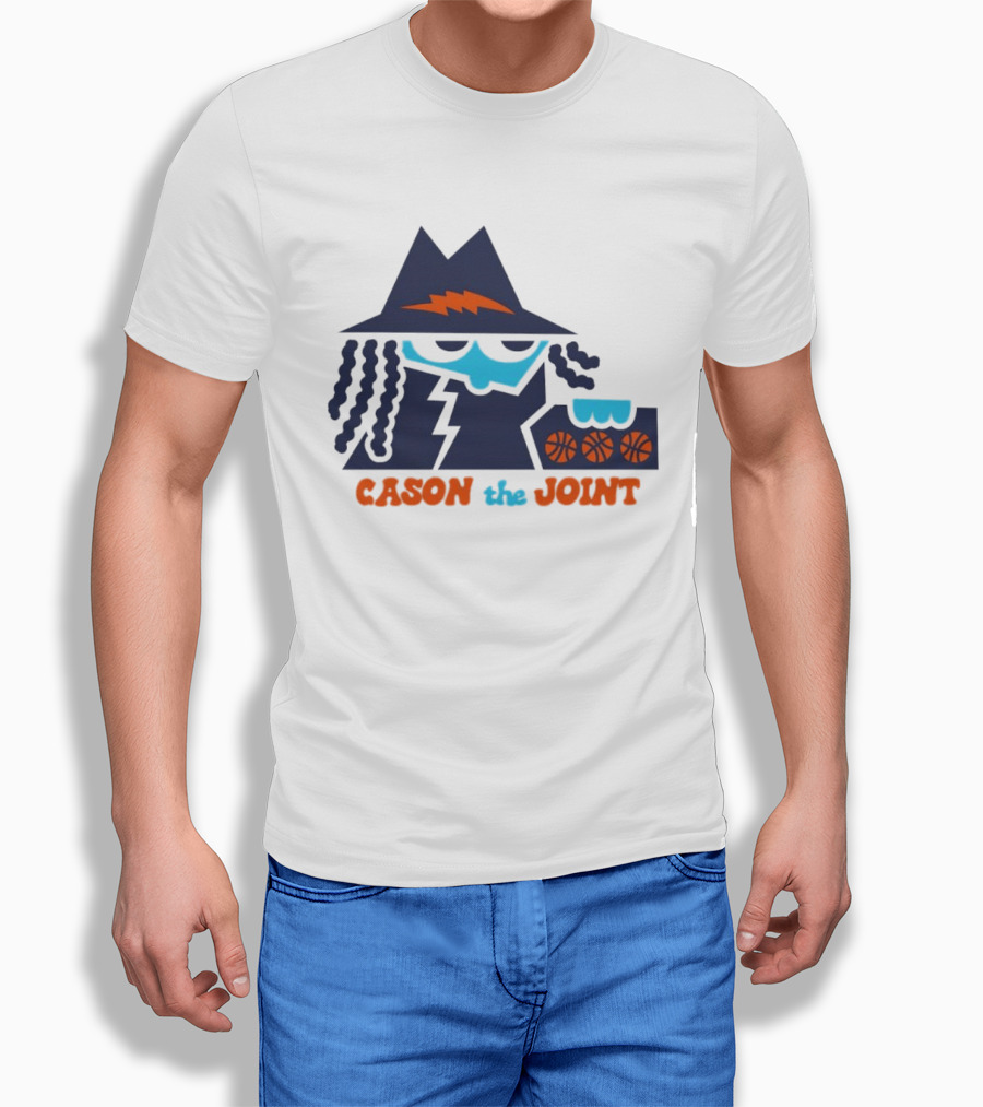 Cason The Joint Lightning Bolt Hat Basketball Trio T-Shirt