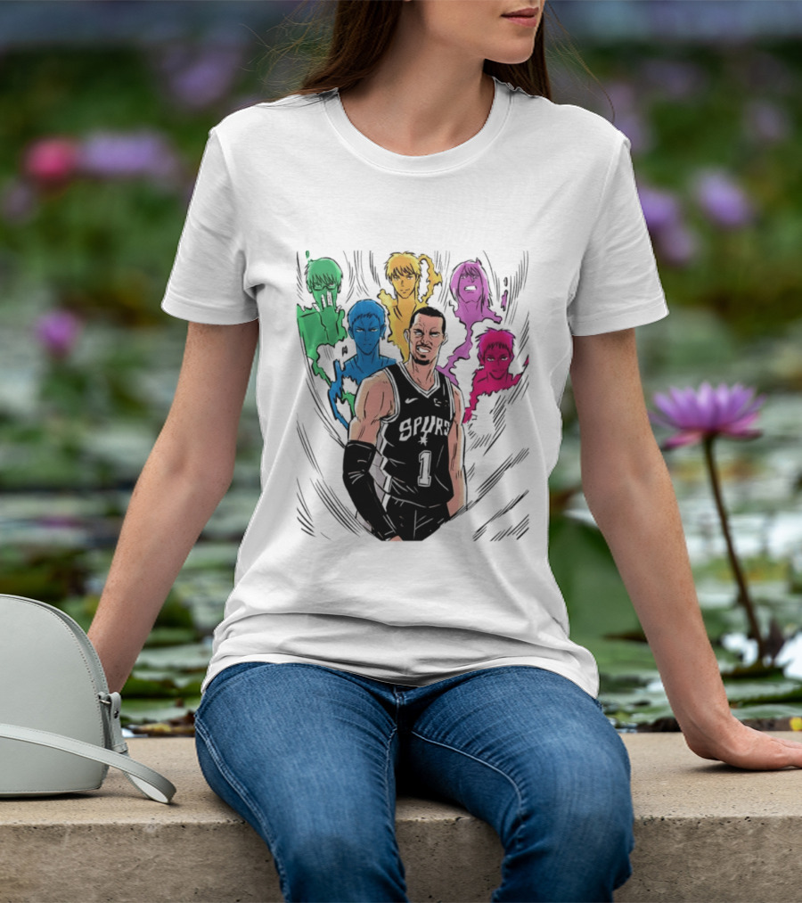 San Antonio Spurs Generation Of Miracles Anime Basketball T-Shirt