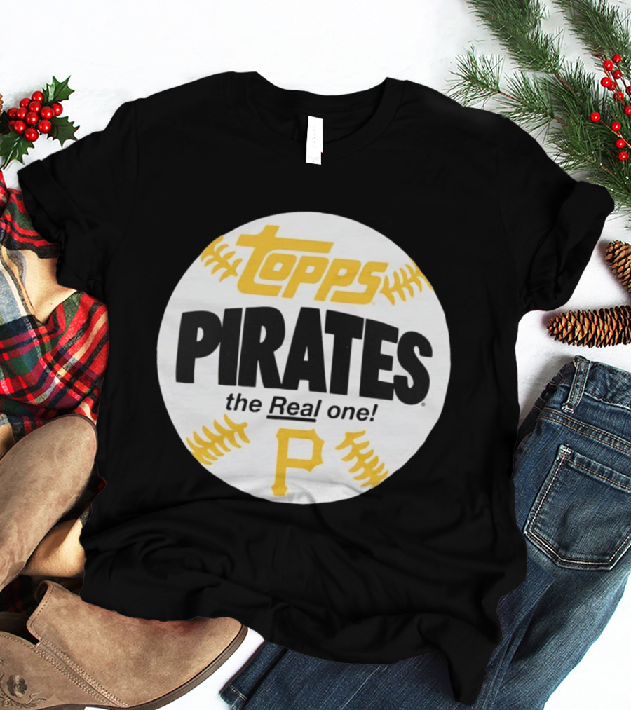 Topps Pirates The Real One MLB Pittsburgh Baseball T-Shirt