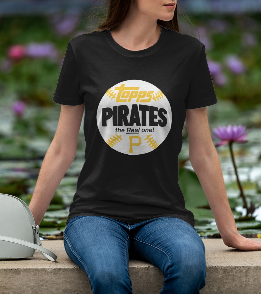 Topps Pirates The Real One MLB Pittsburgh Baseball T-Shirt
