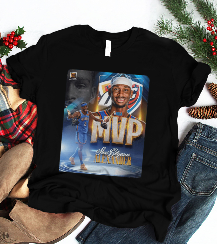 Shai Gilgeous Alexander MVP NBA 2024 Oklahoma City Thunder T-Shirt