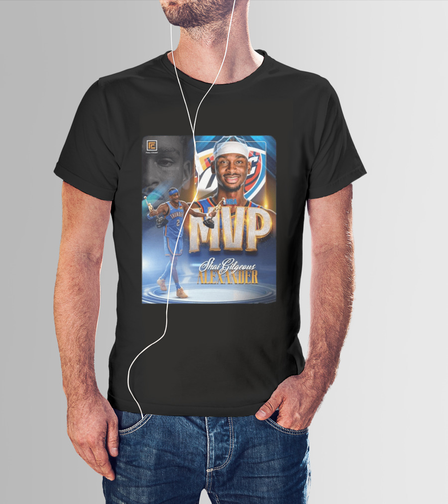 Shai Gilgeous Alexander MVP NBA 2024 Oklahoma City Thunder T-Shirt
