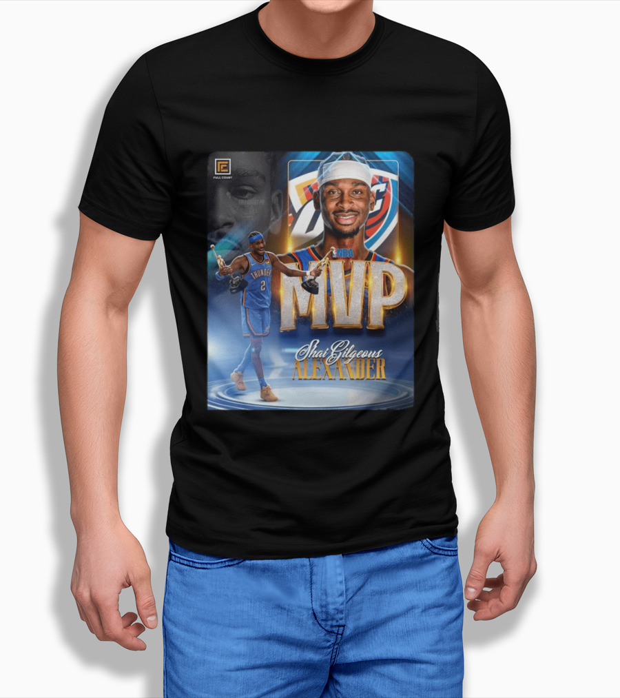 Shai Gilgeous Alexander MVP NBA 2024 Oklahoma City Thunder T-Shirt