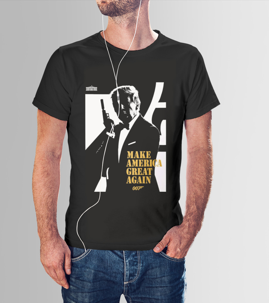 Trump 007 Make America Great Again Bond T-Shirt