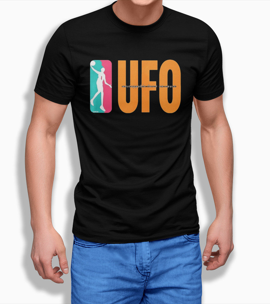 UFO Unstoppable Force On Court San Antonio Spurs T-Shirt