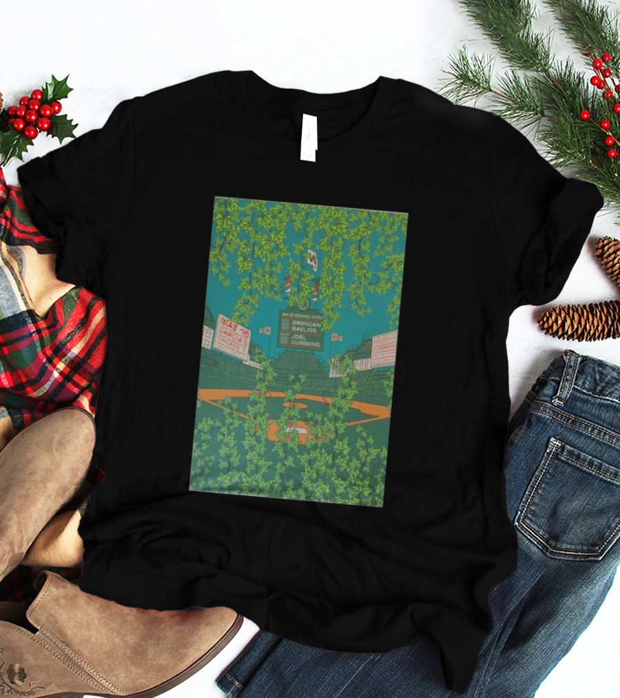 Umphrey's McGee An Evening With Brendan Bayliss Joel Cummins Garcia's Chicago IL May 16 Baseball Field T-Shirt