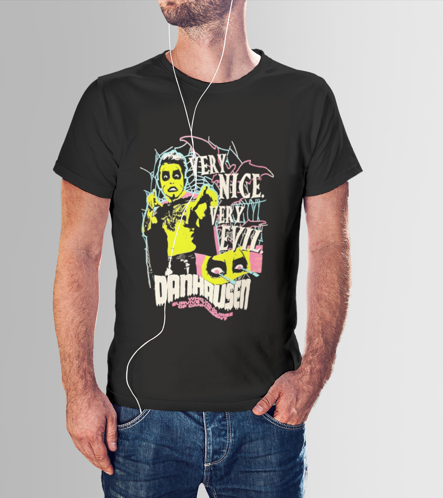 Danhausen Very Nice Very Evil Yellow Cartoon T-Shirt