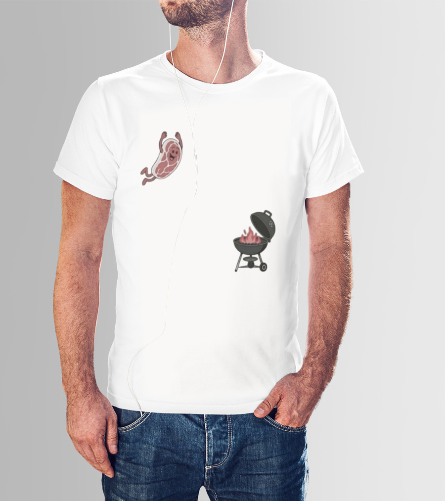 BBQ Jumping Steak 2026 Funny Grill T-Shirt