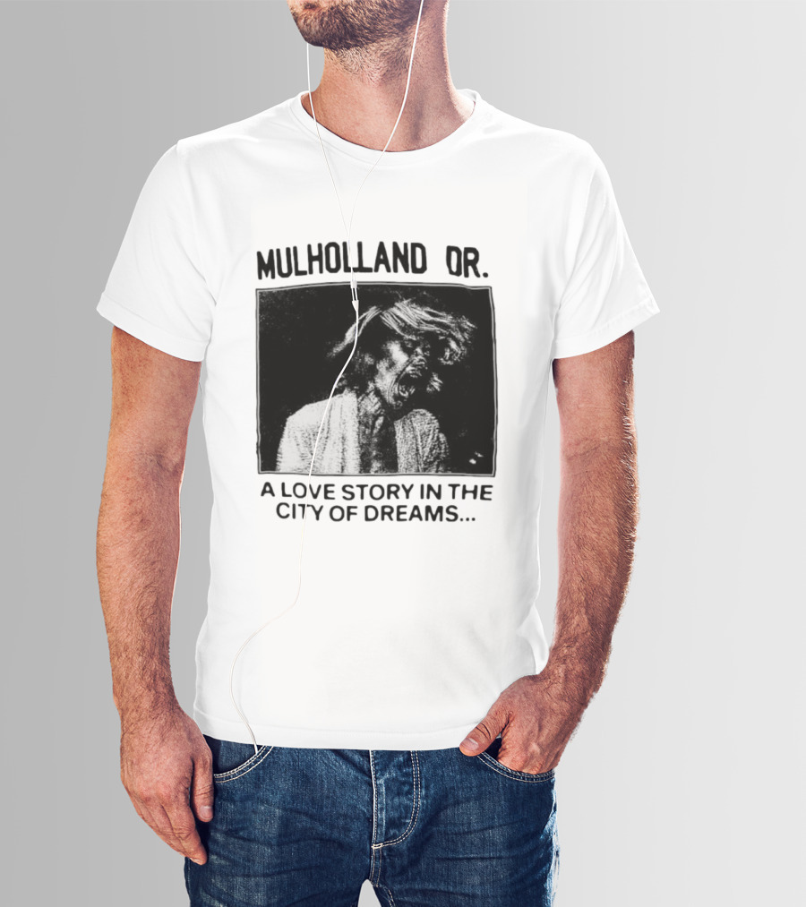Mulholland Dr. A Love Story In The City Of Dreams Vintage Noir Aesthetic T-Shirt