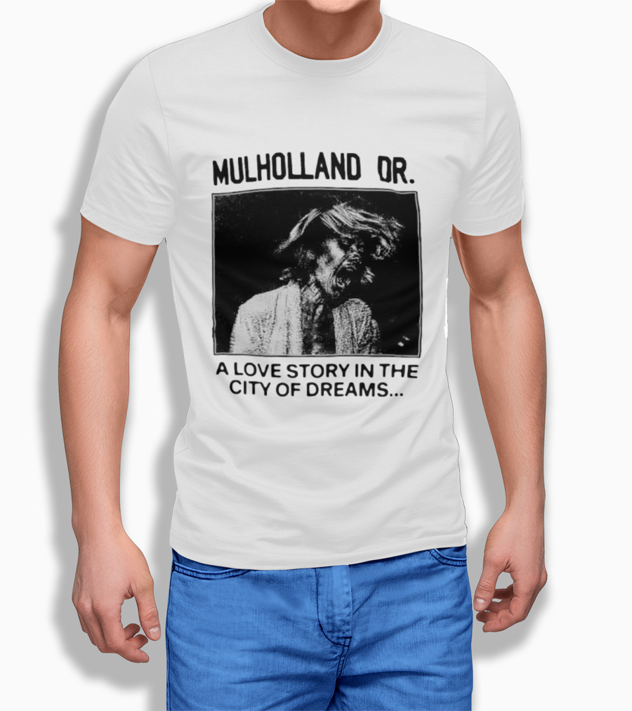 Mulholland Dr. A Love Story In The City Of Dreams Vintage Noir Aesthetic T-Shirt