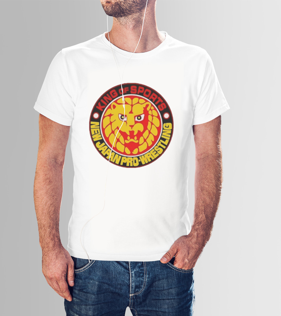 King Of Sports New Japan Pro Wrestling Lion T-Shirt