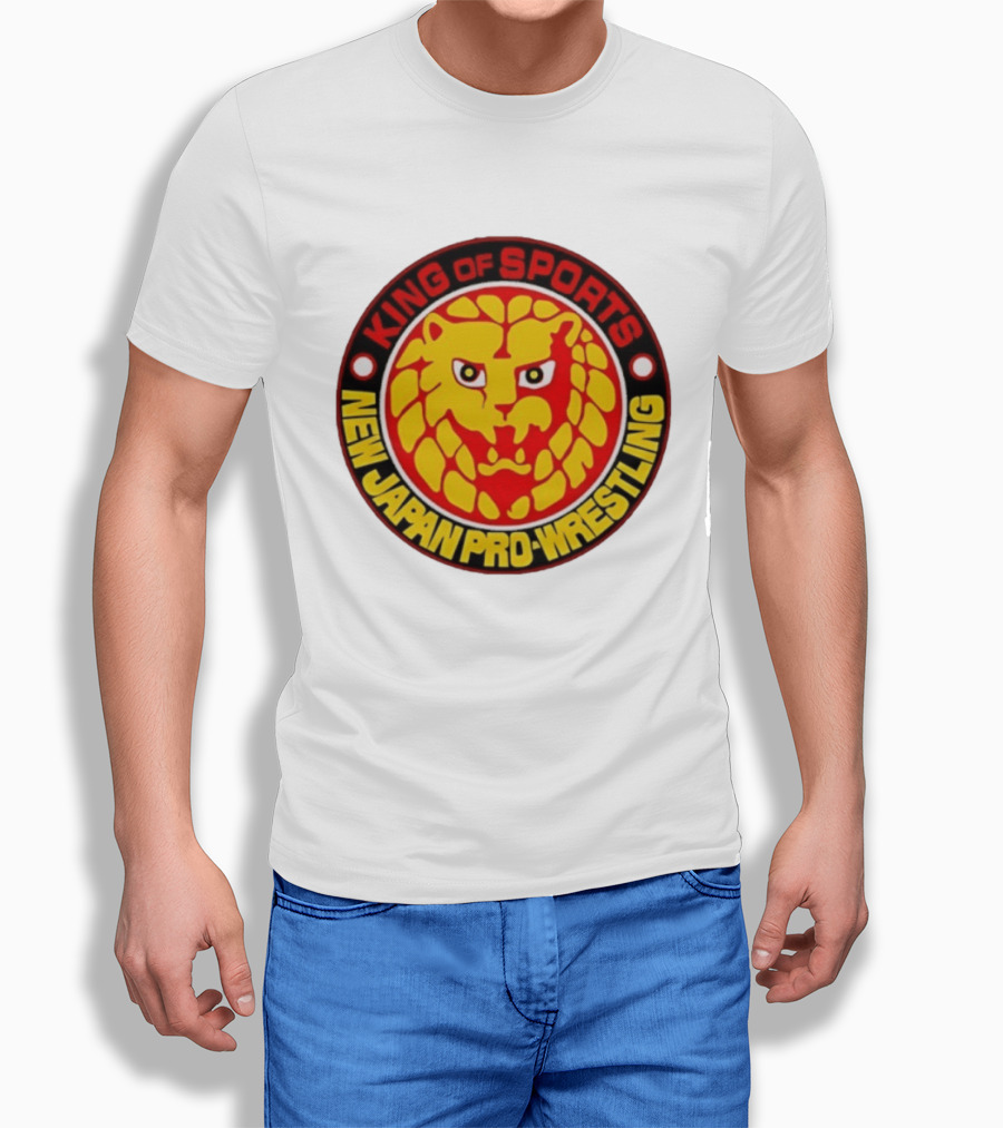 King Of Sports New Japan Pro Wrestling Lion T-Shirt
