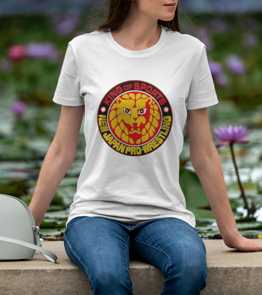 King Of Sports New Japan Pro Wrestling Lion T-Shirt