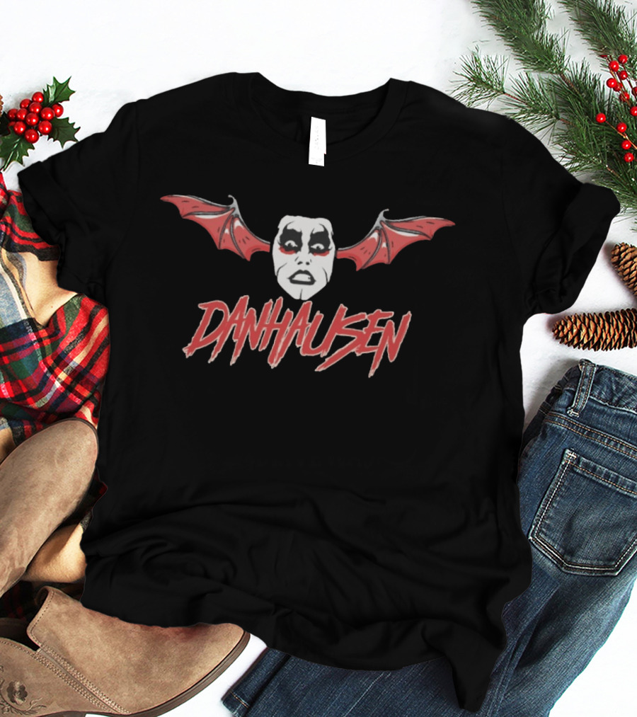 Danhausen Very Nice Very Evil Bat Wings Face T-Shirt