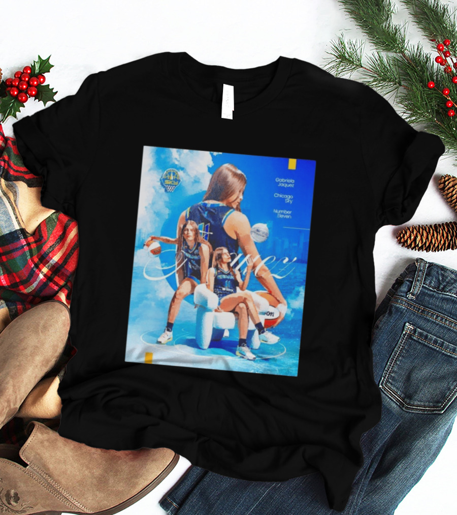 Chicago Sky Gabriela Jaquez Number Eleven Basketball T-Shirt