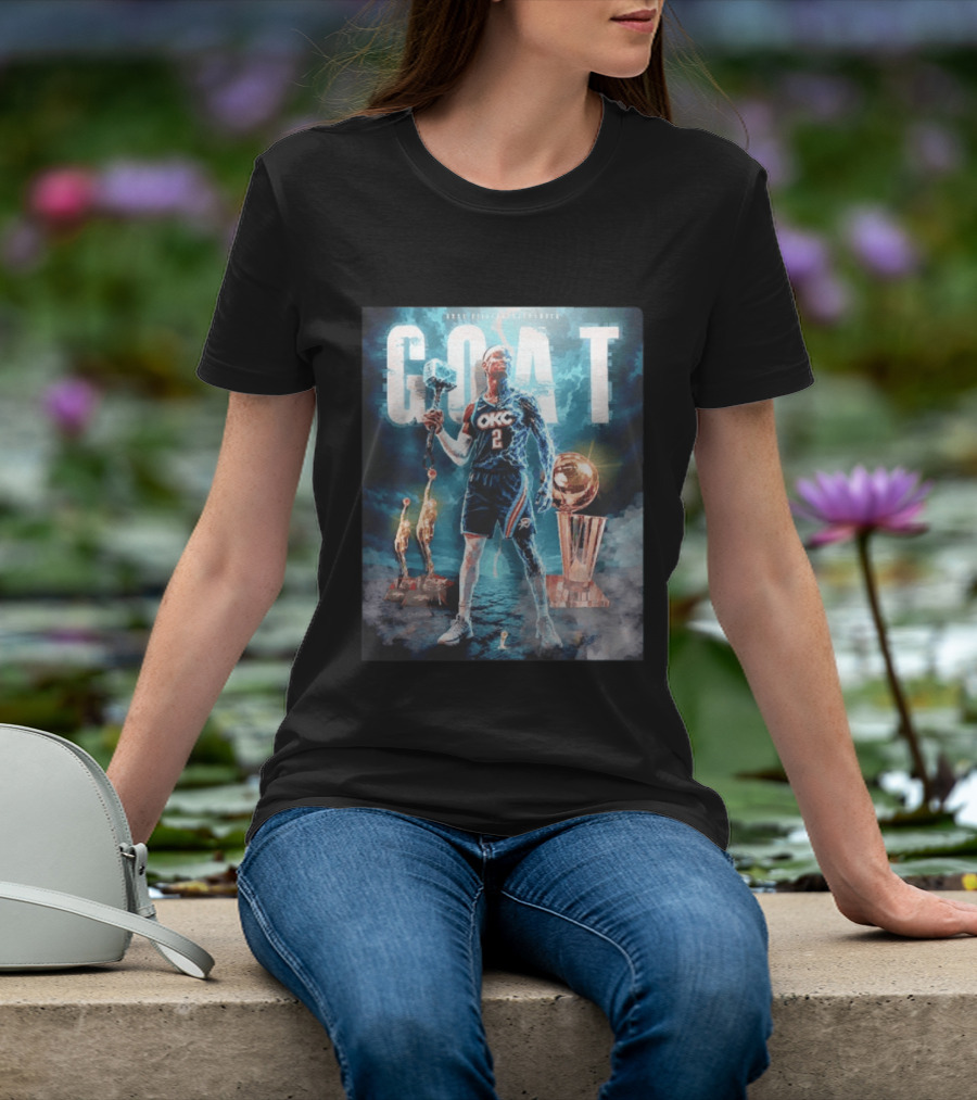GOAT Shai Gilgeous Alexander OKC Thunder MVP And Awards T-Shirt