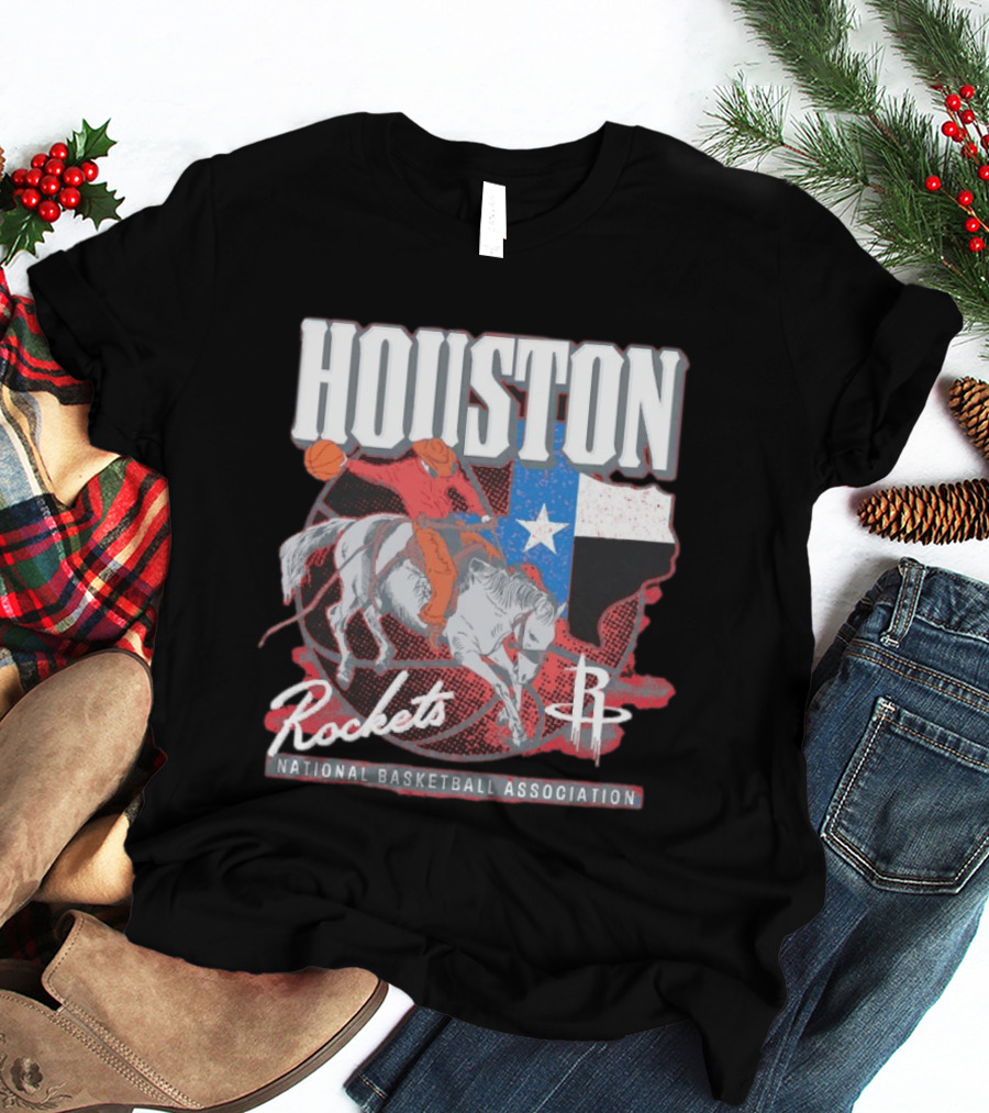 Houston Rockets National Basketball Association Texas Cowboys Basketball T-Shirt