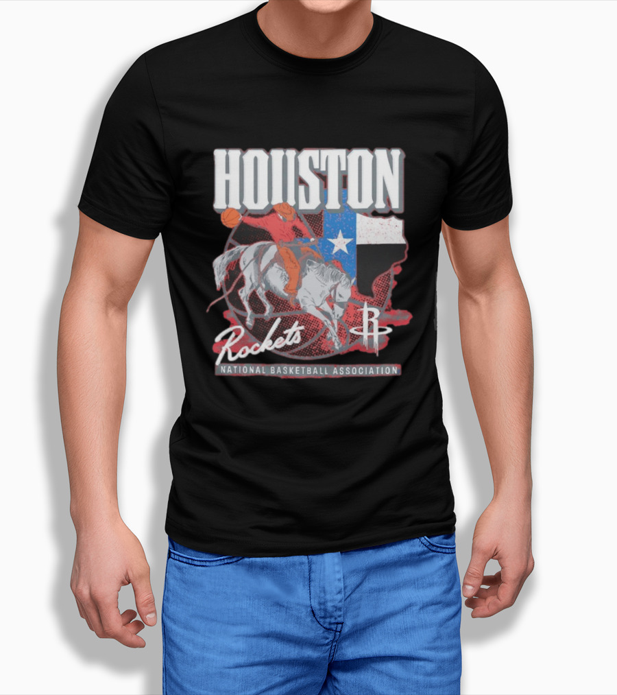 Houston Rockets National Basketball Association Texas Cowboys Basketball T-Shirt
