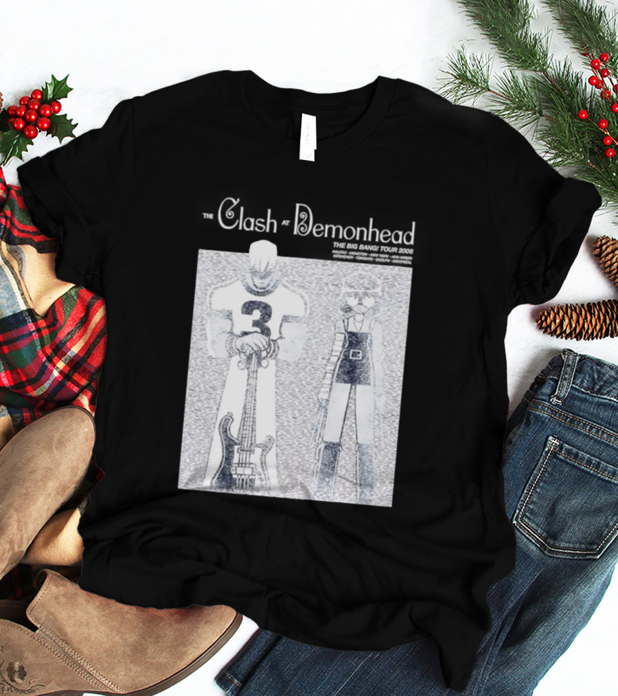 The Clash At Demonhead The Big Bang Tour 2006 Band Art Comic T-Shirt