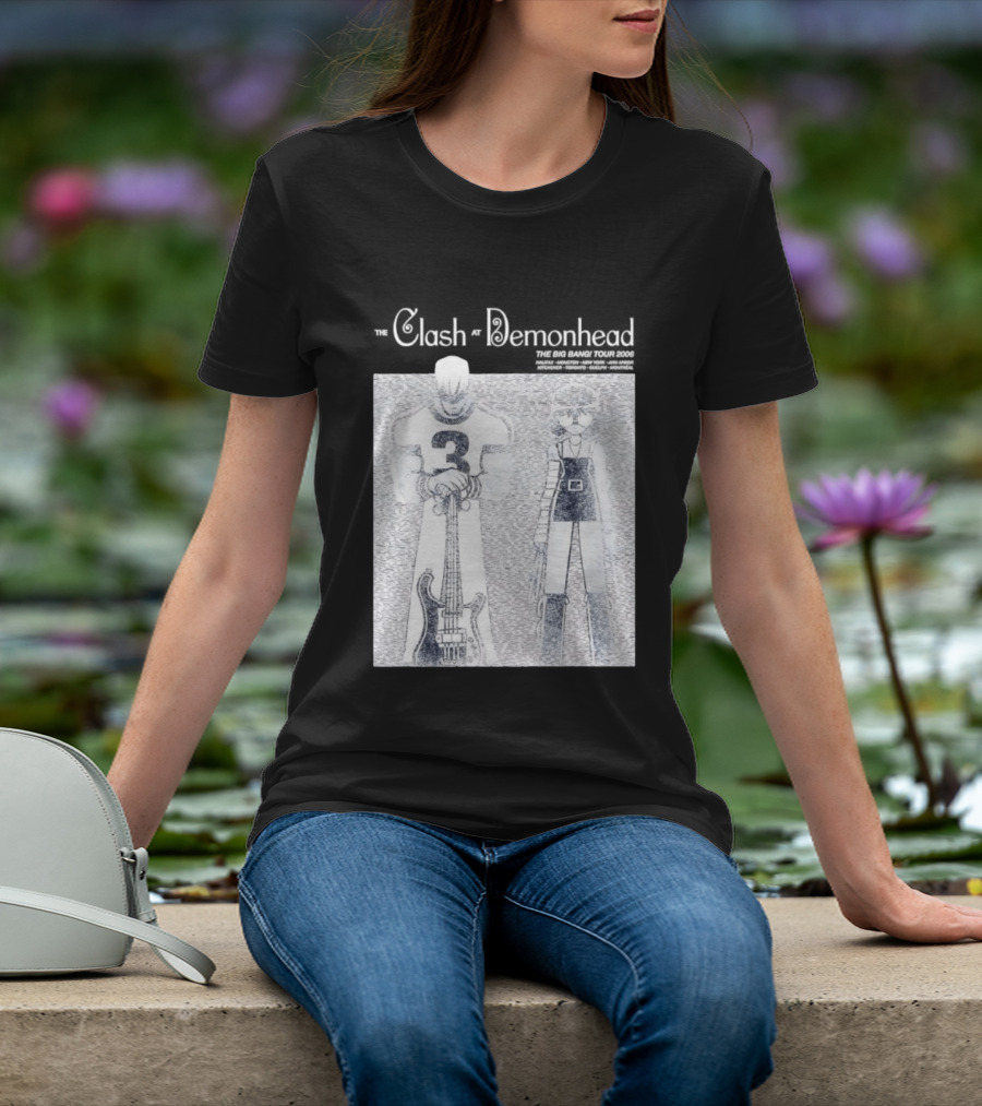 The Clash At Demonhead The Big Bang Tour 2006 Band Art Comic T-Shirt