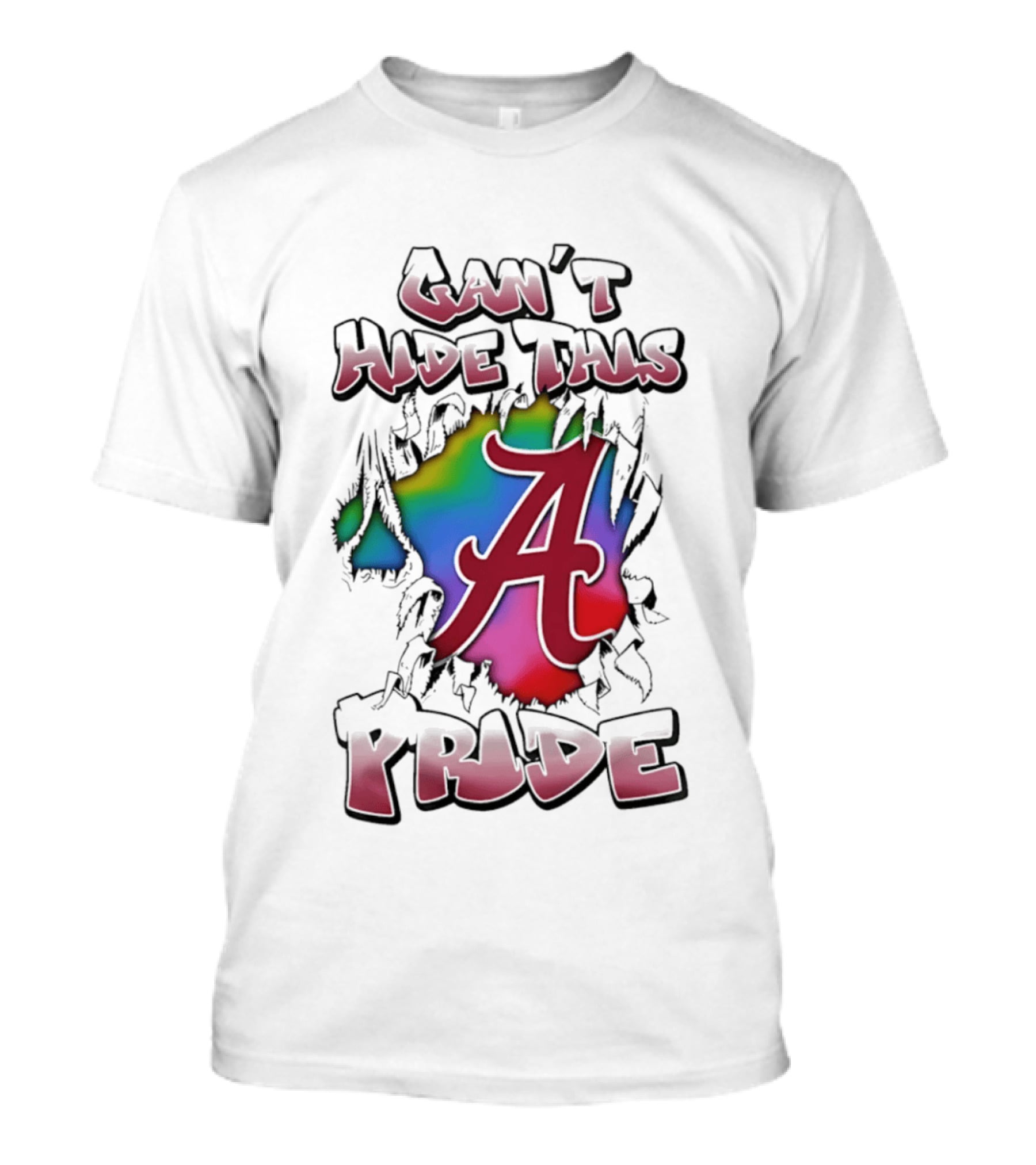 Alabama Crimson Tide Can't Hide This Pride A Logo Burst T-Shirt