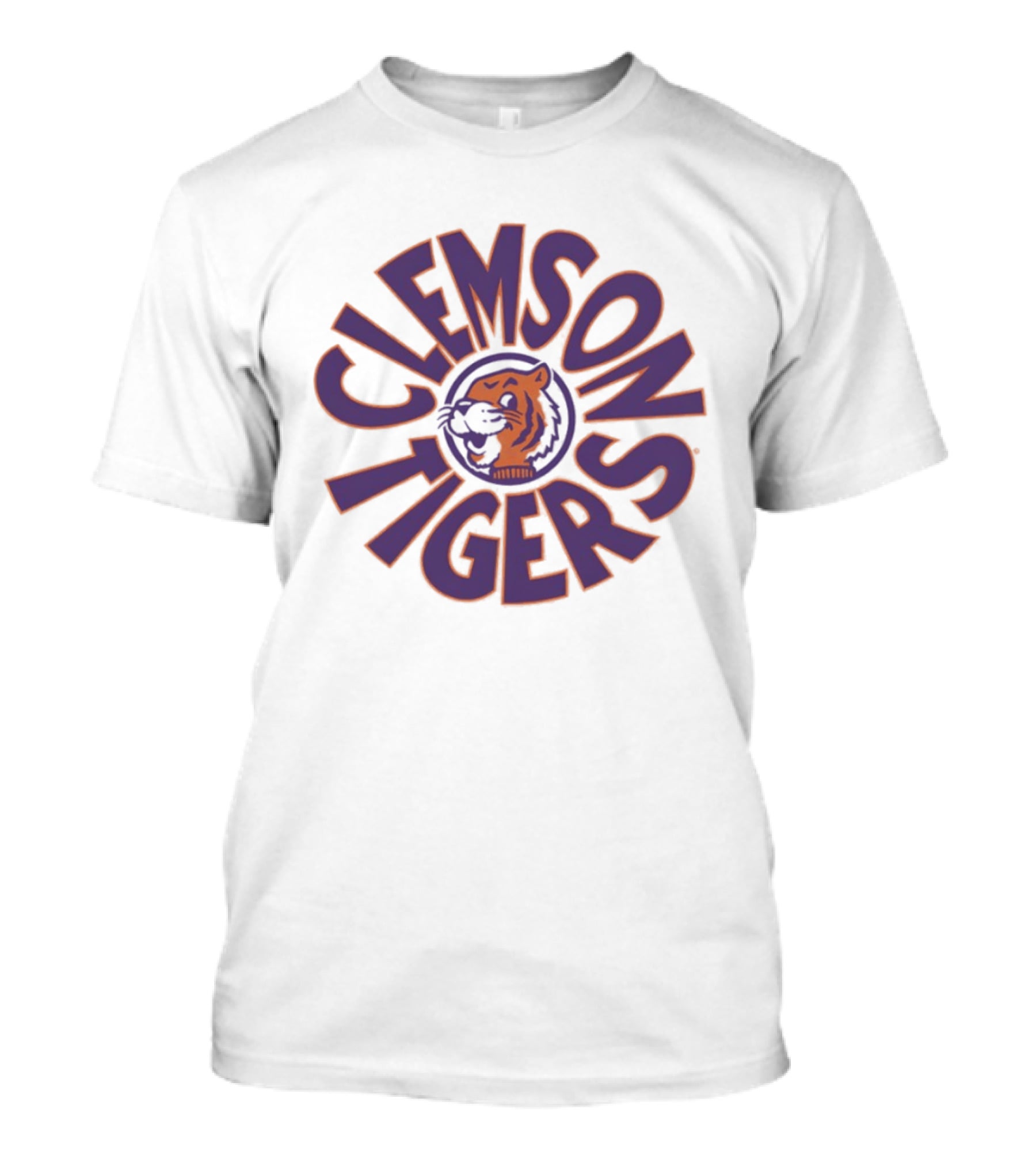 Clemson Tigers Retro Logo Circular T-Shirt