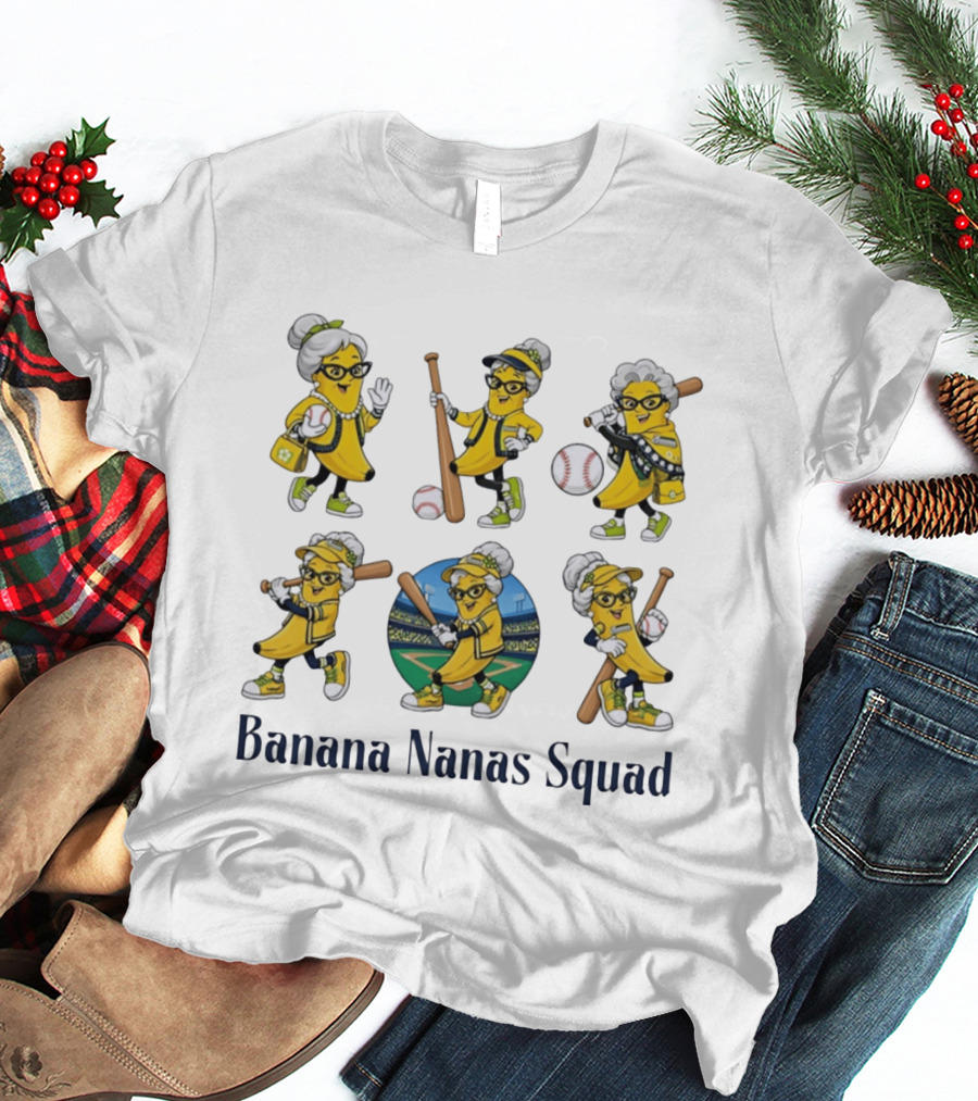 Savannah Bananas Elderly Ballplayers Playful Banana Nanas Squad T-Shirt