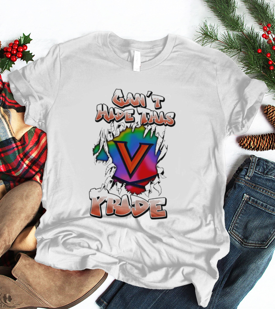 Virginia Cavaliers Can't Hide This Pride V T-Shirt