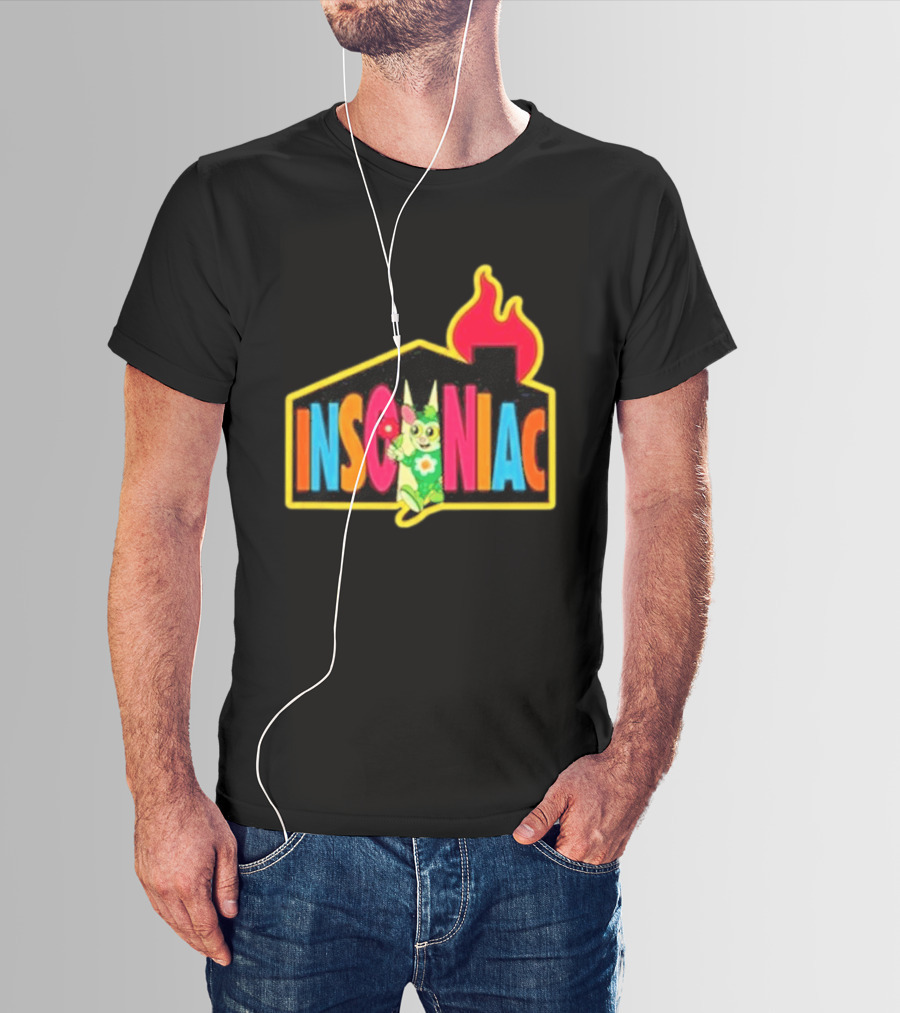 Dabsmyla X Insomniac House EDC Festival Art Collaboration T-Shirt