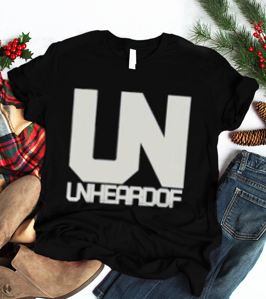 Unheardof Core UN Minimalist Text Urban Streetwear Fashion T-Shirt