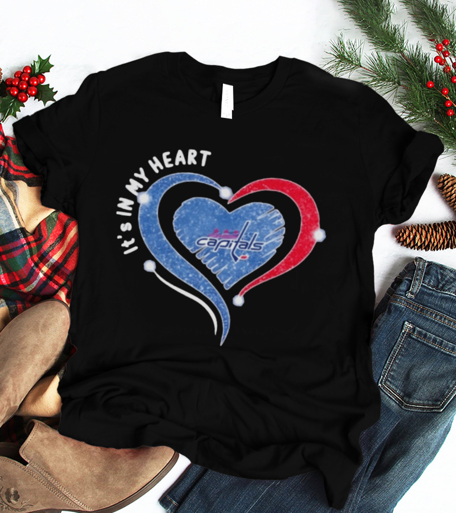 Washington Capitals It's In My Heart NHL 2026 Hockey T-Shirt