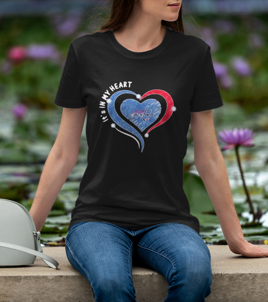 Washington Capitals It's In My Heart NHL 2026 Hockey T-Shirt