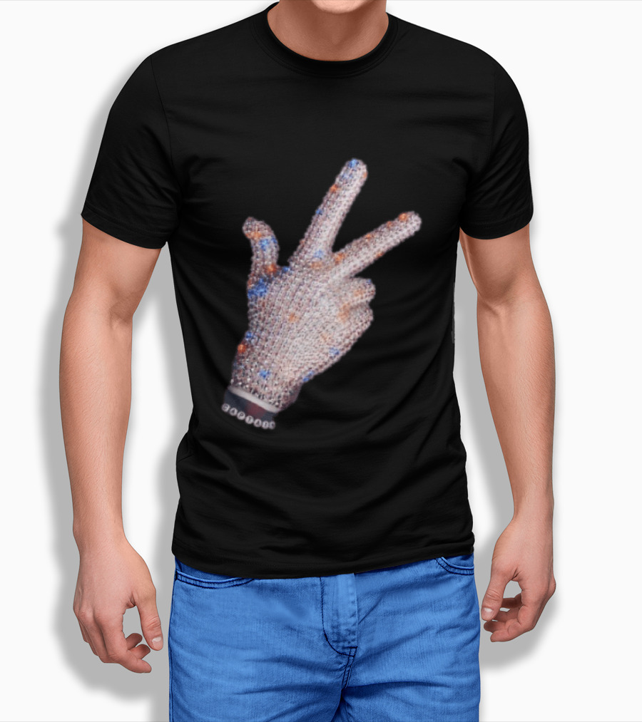 Jalen Brunson Captain New York Knicks Iceman Hand Crystal Glove Knicks T-Shirt
