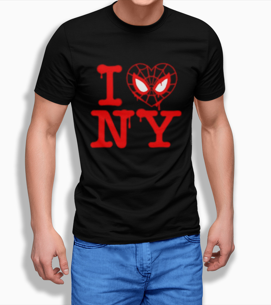 I Heart NY Spider Mask T-Shirt